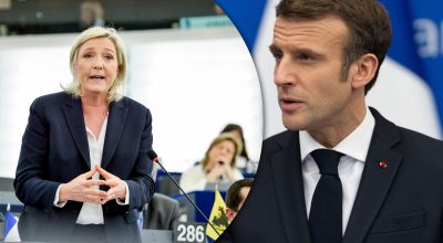 Макрон, Ле Пен, выборы во Франции Макрон, Ле Пен, выборы во Франции