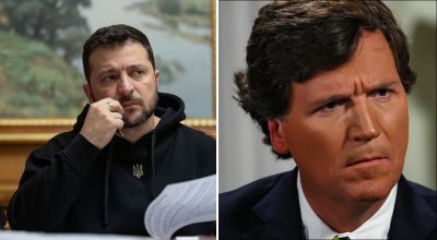 Такер Карлсон, Володимир Зеленський Такер Карлсон, Володимир Зеленський