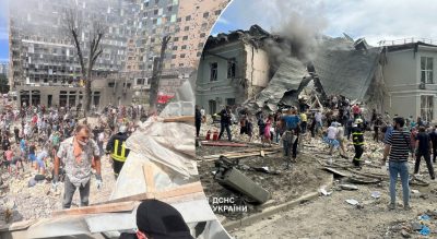 ракетный удар по Охматдету ракетный удар по Охматдету