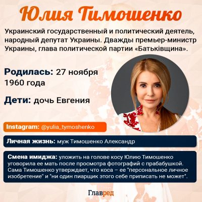Юлія Тимошенко Юлія Тимошенко