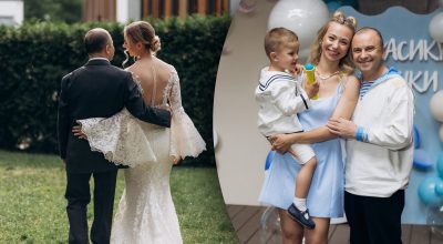 Катерина Репяхова та Віктор Павлік із сином Катерина Репяхова та Віктор Павлік із сином