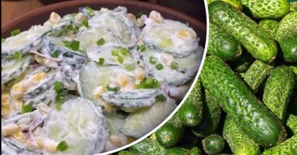 Нескучный салат из огурцов за 5 минут: шикарный рецепт