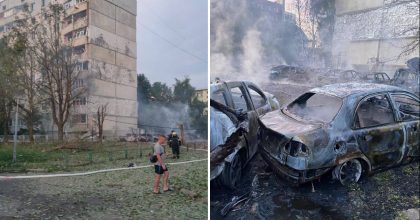 РФ ударила по жилым многоэтажкам в Чугуеве: ранены 7 человек, в том числе и ребенок