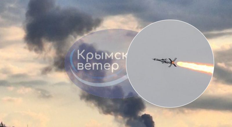 В Криму пролунала серія потужних вибухів: в Мережі повідомляють про прильоти