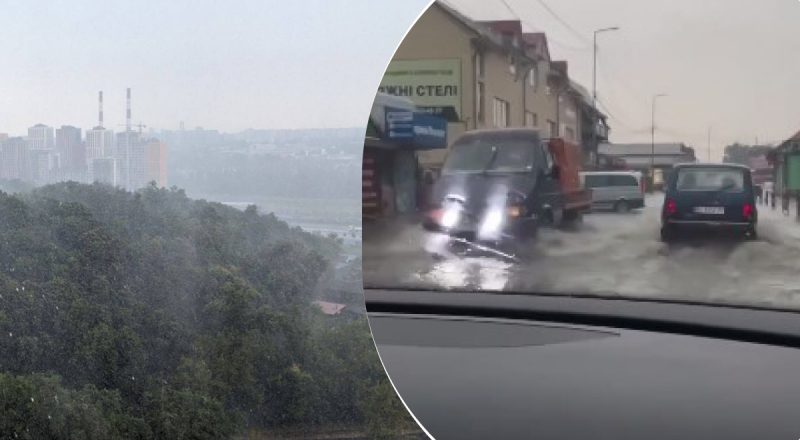 Залило всі дороги, вітер валить дерева: Україну накрив грозовий Армагеддон