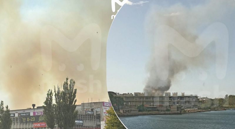 Все в дыму, нет света и воды: в Крыму горят сразу 4 подстанции