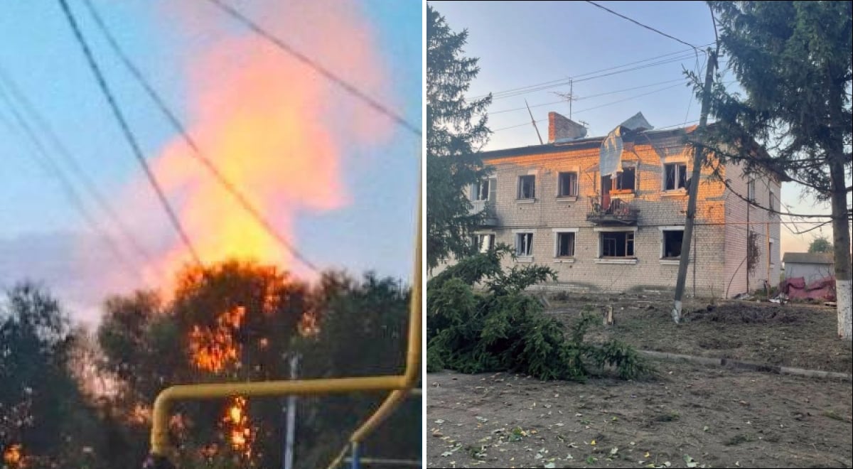 Две области РФ атаковали дроны: гремели взрывы, вспыхнули пожары