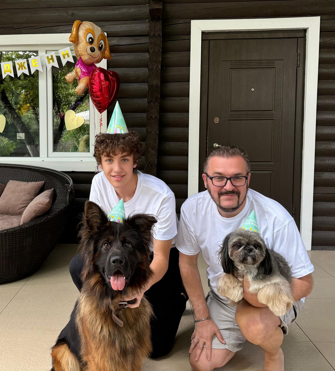 Олександр Пономарьов із сином