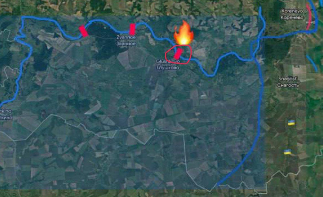 У Курській області завдаються удари по мостах через Сейм У Курській області завдаються удари по мостах через Сейм