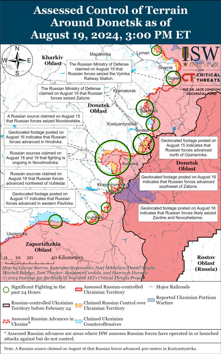 Армія РФ проривається у Донецькій та Луганській областях: в ISW розкрили загрози