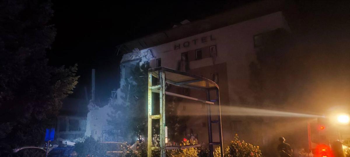 Удар по готелю в Кривому Розі Удар по готелю в Кривому Розі