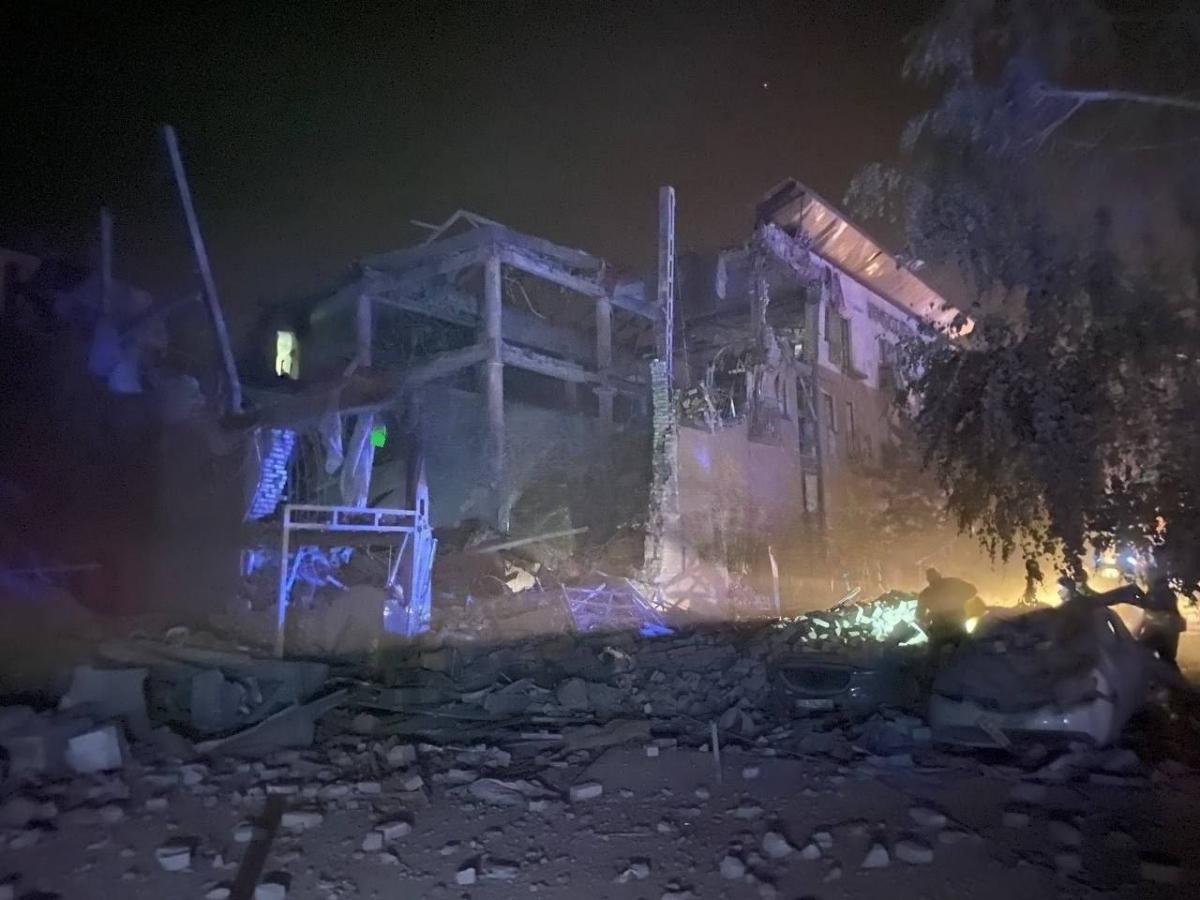 Удар по готелю в Кривому Розі Удар по готелю в Кривому Розі