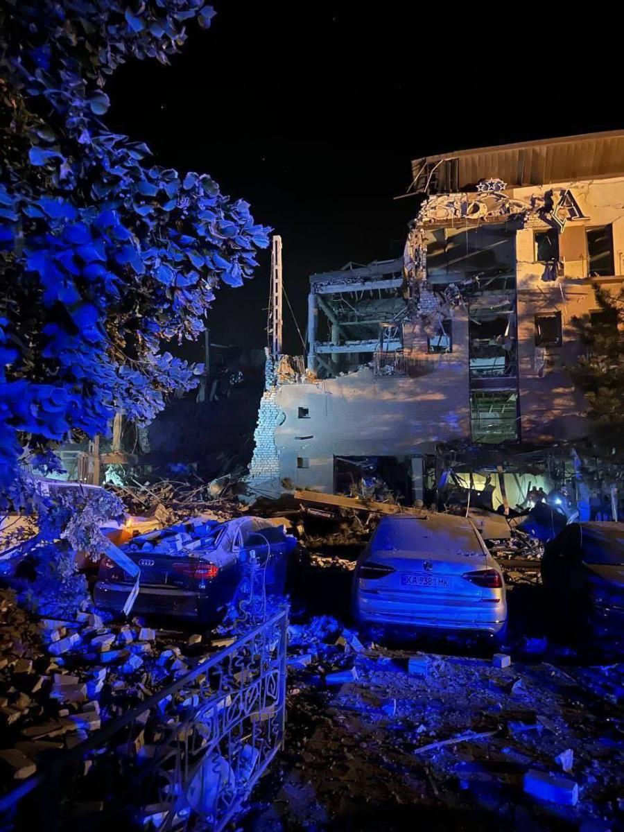 Удар по готелю в Кривому Розі Удар по готелю в Кривому Розі