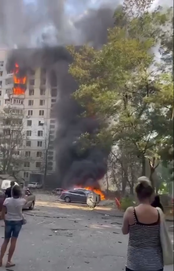 Удар по Харкову 30 серпня