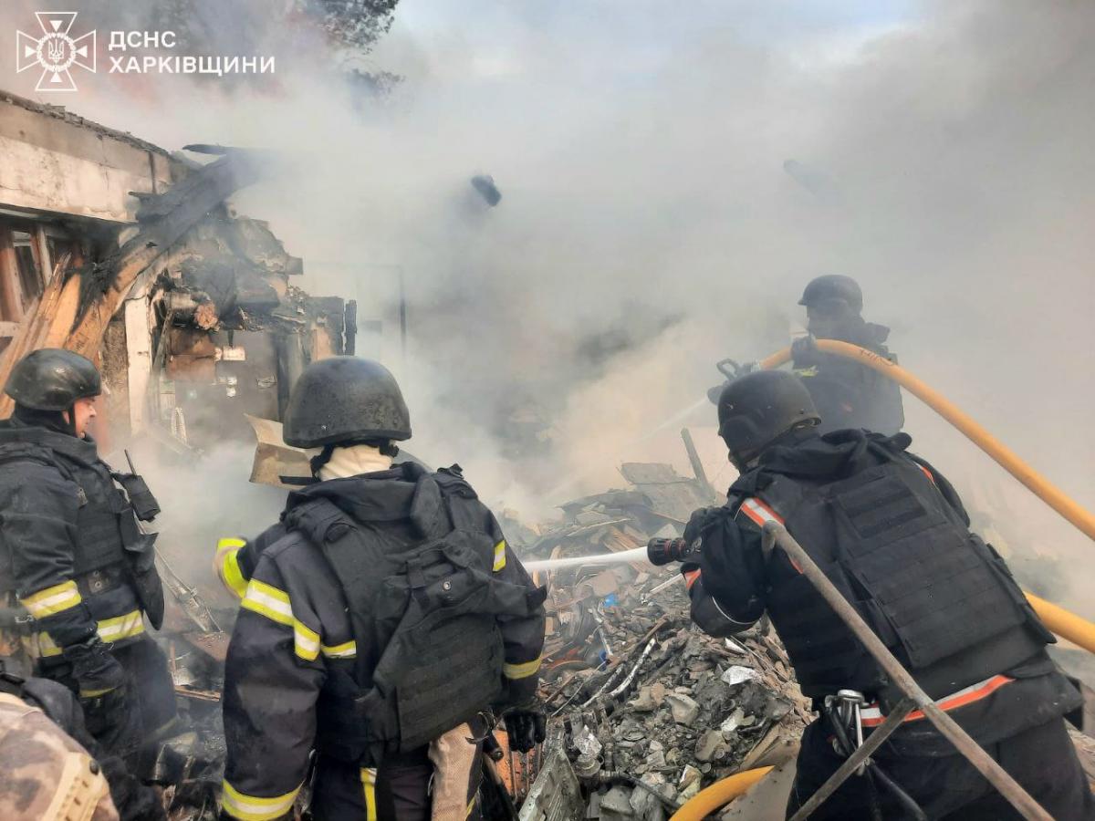 Наслідки удару по селу Черкаська Лозова