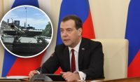 Російські танки будуть у Берліні: гучна заява Медведєва на тлі боїв у РФ