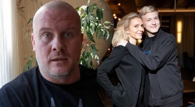 В'ячеслав Узєлков, Марина Боржемська із сином В'ячеслав Узєлков, Марина Боржемська із сином