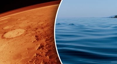 Учені знайшли воду на Марсі Учені знайшли воду на Марсі