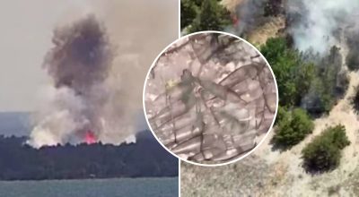 ЗСУ 'привітали' окупантів з Днем Незалежності на Кінбурнській косі: відео удару ЗСУ 'привітали' окупантів з Днем Незалежності на Кінбурнській косі: відео удару