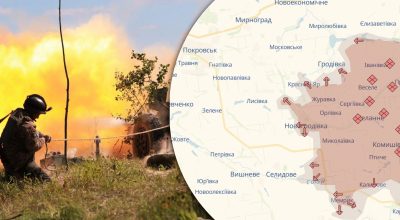 Карта, ЗСУ, Покровський напрямок Карта, ЗСУ, Покровський напрямок