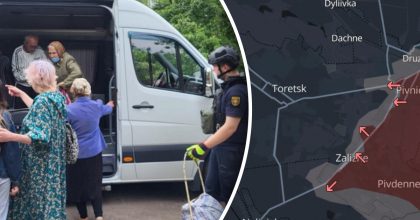 Оккупанты вплотную к городу: ситуация в Торецке усложнилась, продолжается эвакуация
