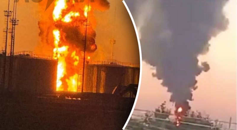 В Ростовской области РФ дроны ударили по нефтебазе: дым и огонь видны за сотни метров