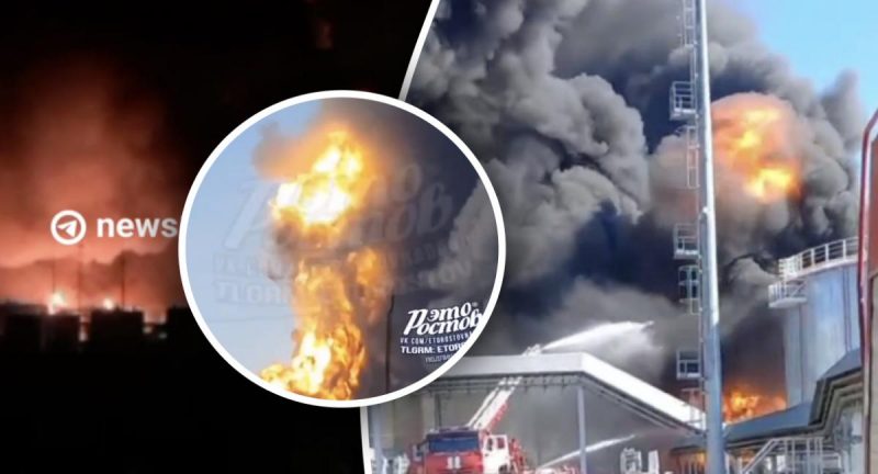 ЗСУ влучили потужно: нафтобаза під Ростовом палає і вибухає другу добу
