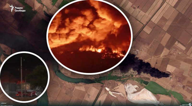 Не удастся погасить: росСМИ заявляют, что нефтебаза на Ростовщине может догореть