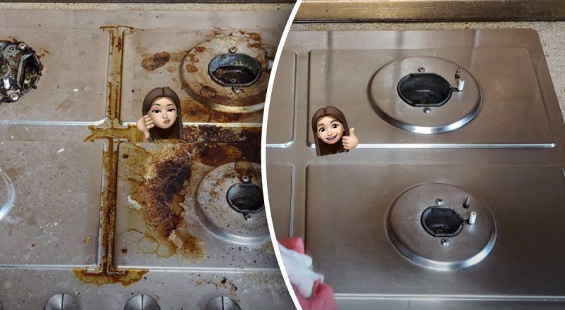 Сработает за 15 минут: как убрать жир и грязь с плиты с помощью волшебной пасты