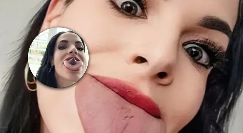 Обладательница самого широкого языка в мире: как выглядит женщина-рекордсменка