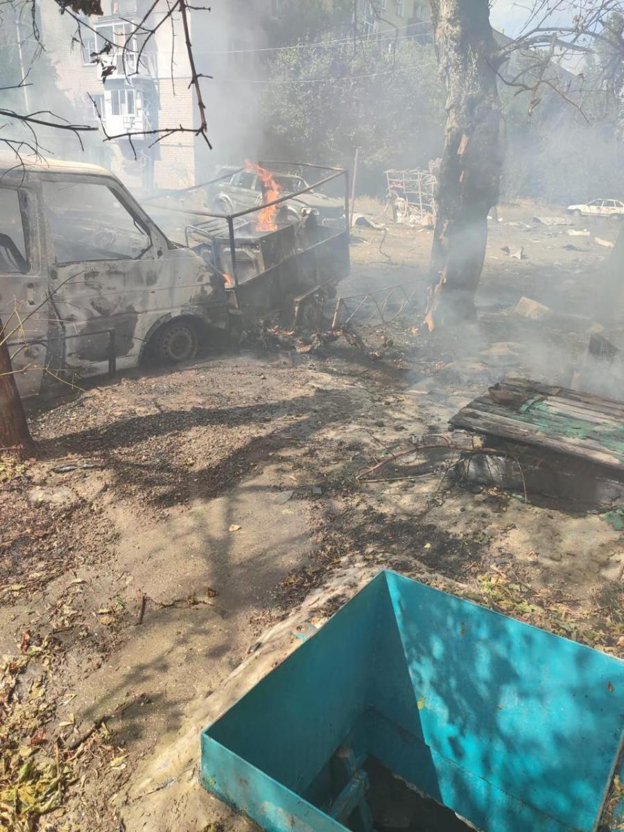 Курахово: последствия удара РФ из РСЗО