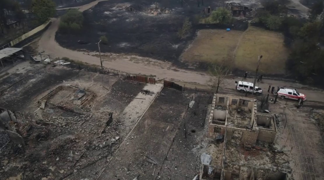 Лісова пожежа знищила село Студенок у Харківській області