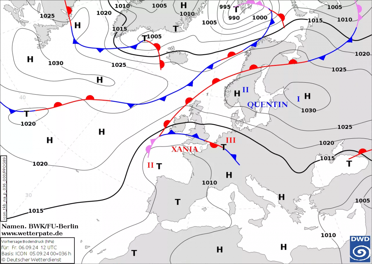 На погоду в Україні вплине антициклон Quentin На погоду в Україні вплине антициклон Quentin