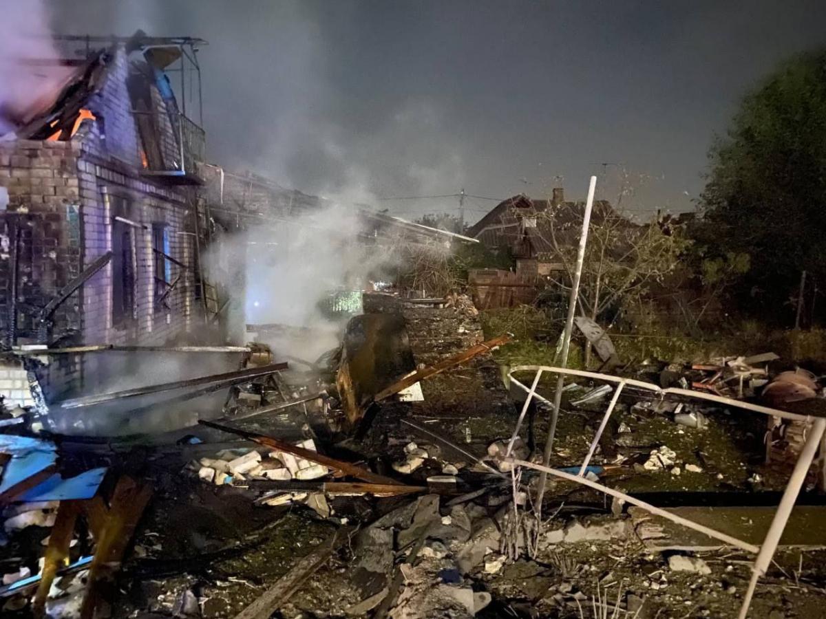 Наслідки удару РФ по Дніпропетровській області в ніч на 21 вересня