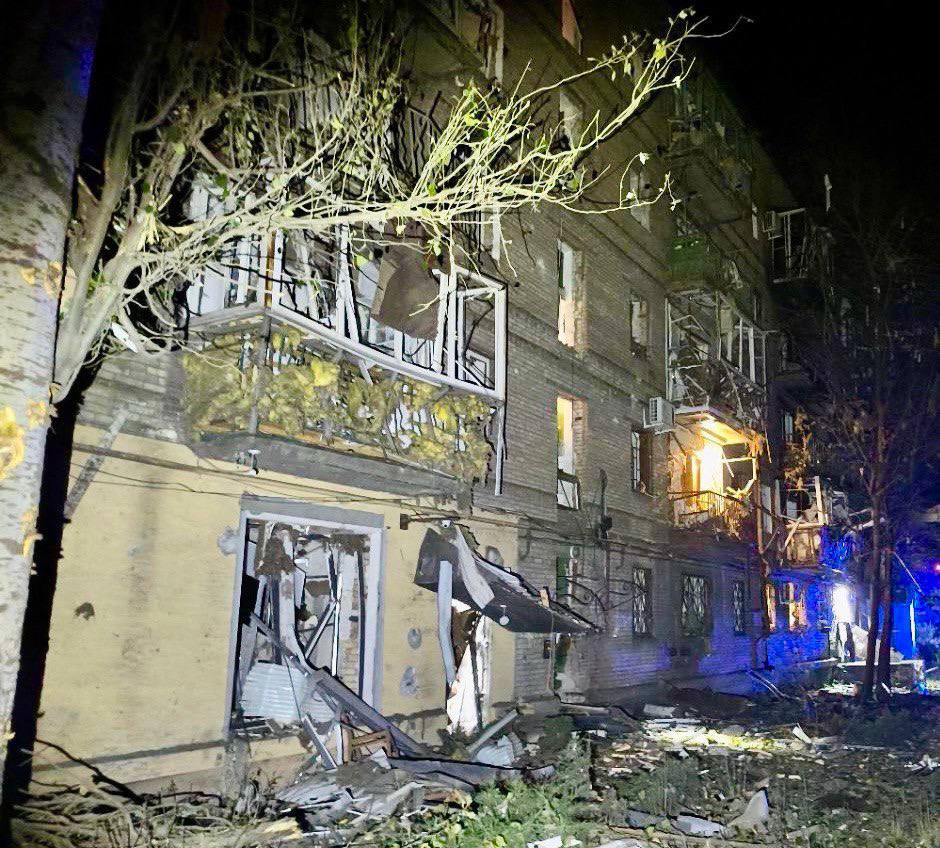 РФ вдарила по Запоріжжю ввечері 22 вересня  РФ вдарила по Запоріжжю ввечері 22 вересня