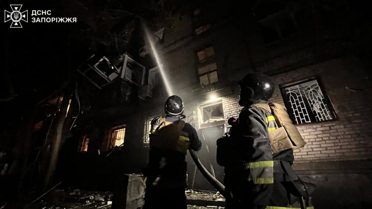 РФ вдарила по Запоріжжю ввечері 22 вересня РФ вдарила по Запоріжжю ввечері 22 вересня