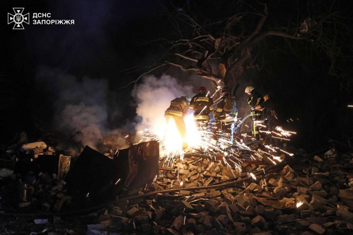 Последствия обстрела Запорожья Последствия обстрела Запорожья