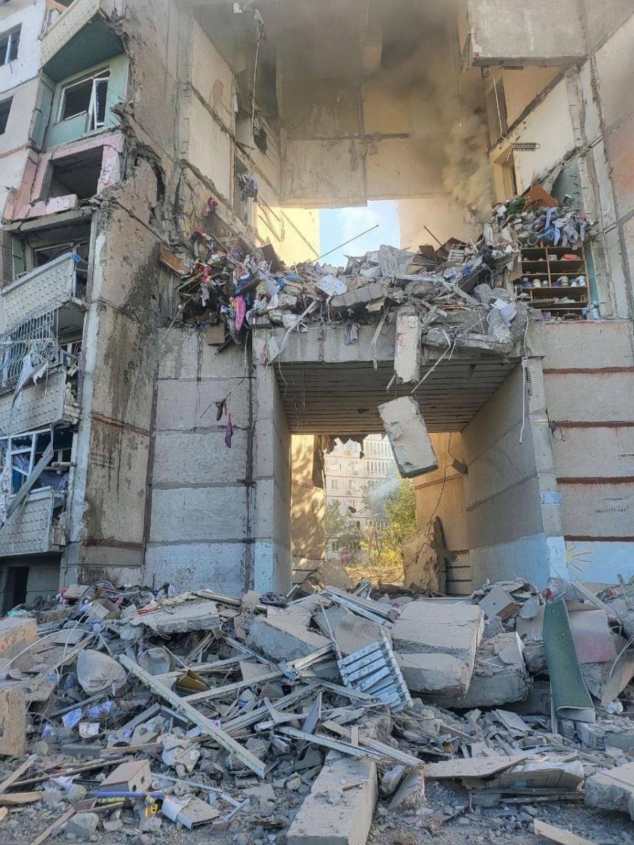 Удар по багатоповерхівці в Харкові 24 вересня Удар по багатоповерхівці в Харкові 24 вересня