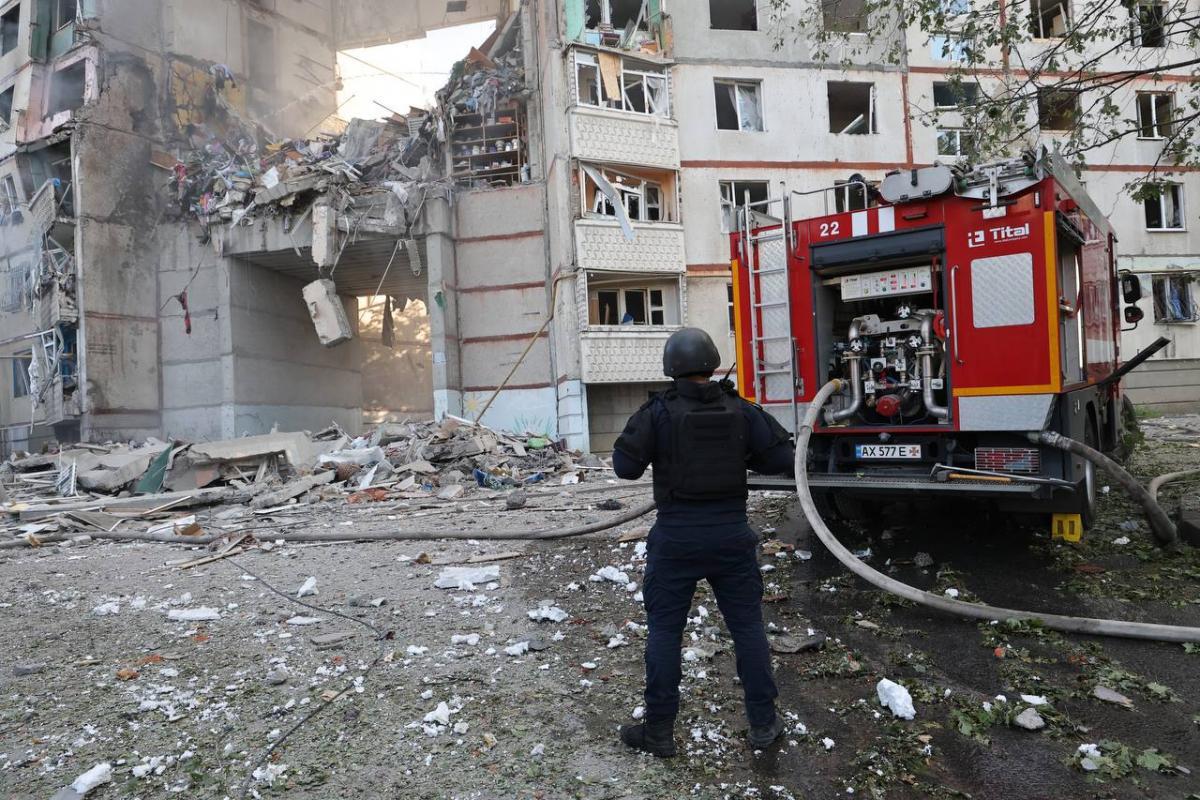 Удар по багатоповерхівці в Харкові 24 вересня Удар по багатоповерхівці в Харкові 24 вересня