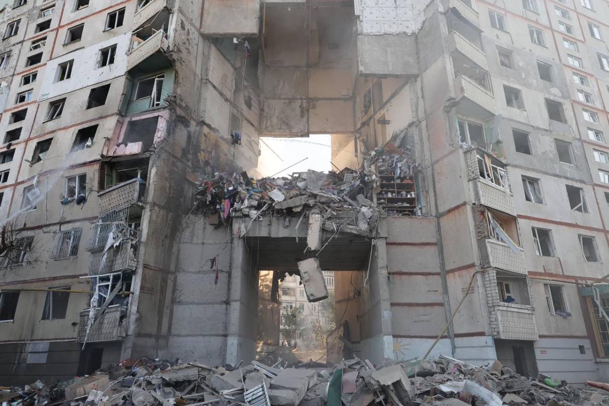 Удар по багатоповерхівці в Харкові 24 вересня Удар по багатоповерхівці в Харкові 24 вересня