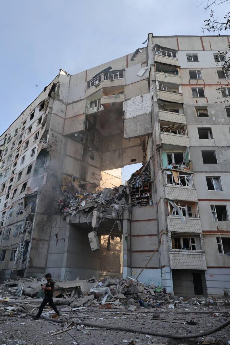 Удар по багатоповерхівці в Харкові 24 вересня Удар по багатоповерхівці в Харкові 24 вересня