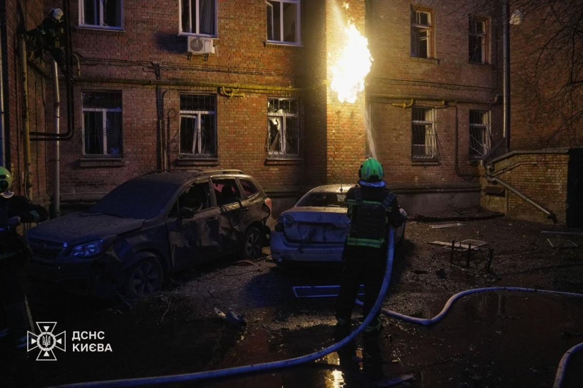 Наслідки атаки дронів на Київ 26 вересня 2024 Наслідки атаки дронів на Київ 26 вересня 2024