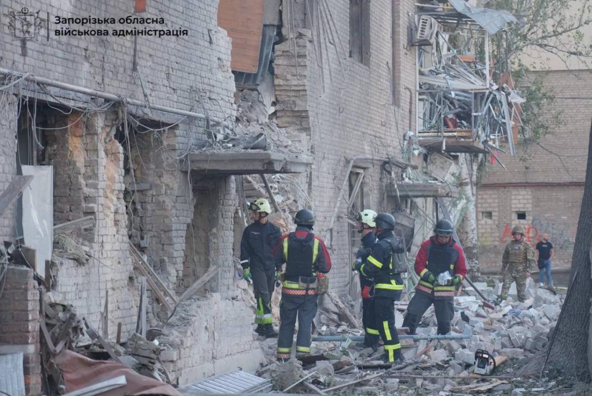 Удар по Запоріжжю 29 вересня