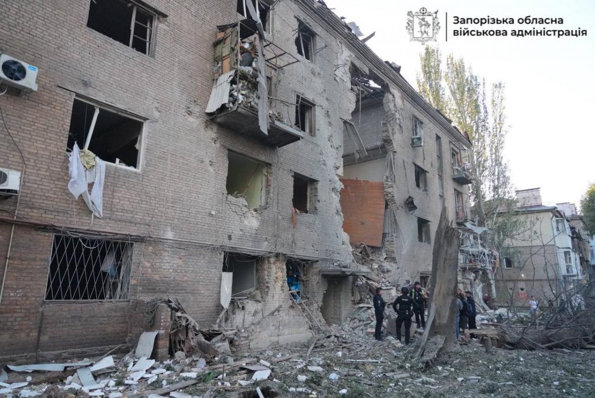 Удар по Запоріжжю 29 вересня