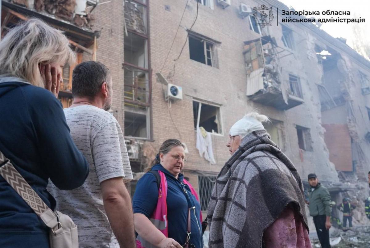 Удар по Запоріжжю 29 вересня