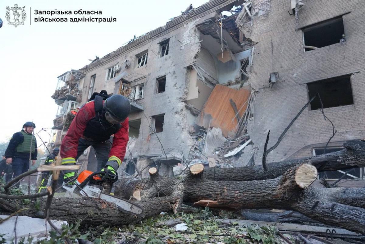 Удар по Запоріжжю 29 вересня