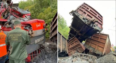 В Белгородской области сошел с рельсов грузовой поезд 