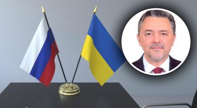 Флаги Украины и России, Озтюрк