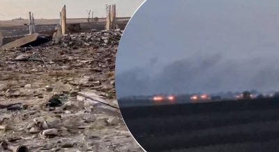 удар по складу с боеприпасами 