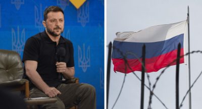 Зеленський, Росія Зеленський, Росія